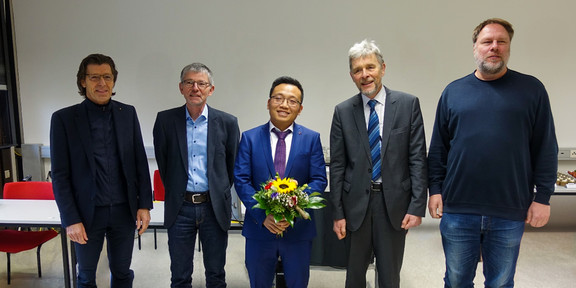 Promotionsabschluss Jianshuang Xu